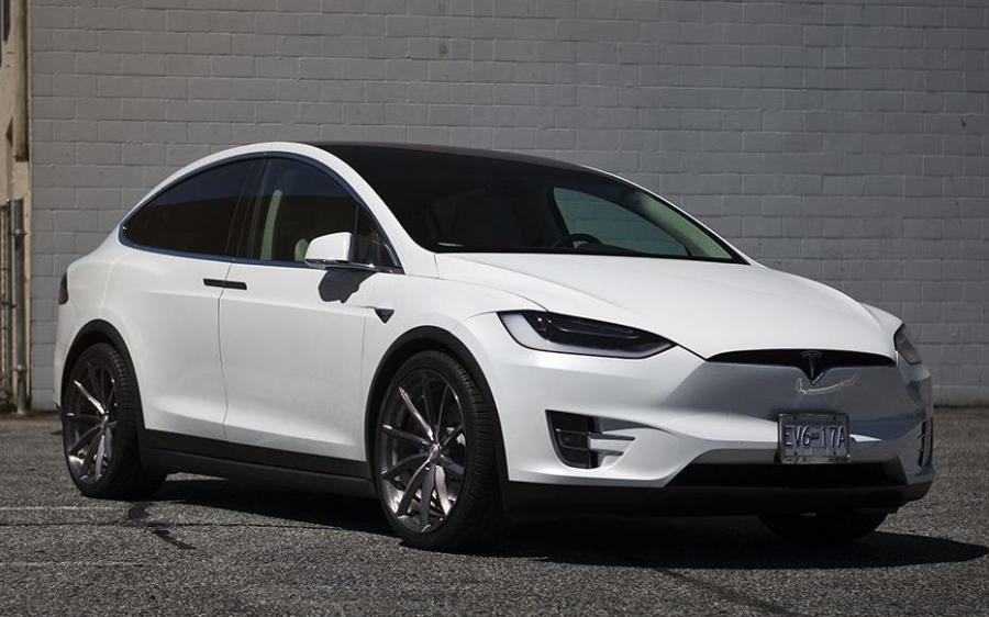 Tesla Model X P100D by SR Auto Group on PUR Wheels (PUR RS08) '2018